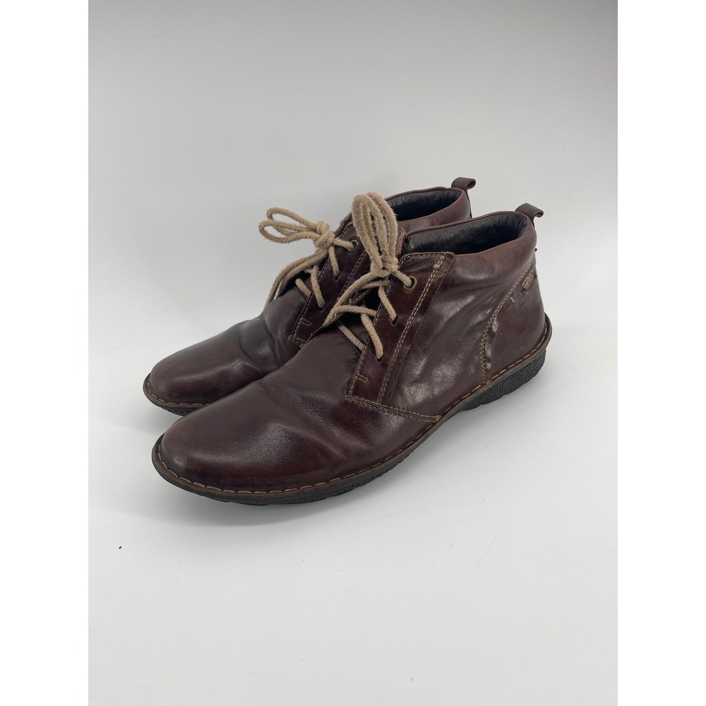 Pikolinos Mens Berna M8J-8192 Dark Brown Leather Chukka Ankle Boots Size 43